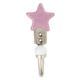 Solid Lavender Star Ceramic Hook